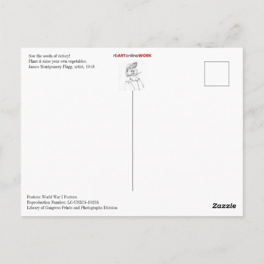 Sieggärten Postkarte (Rückseite)