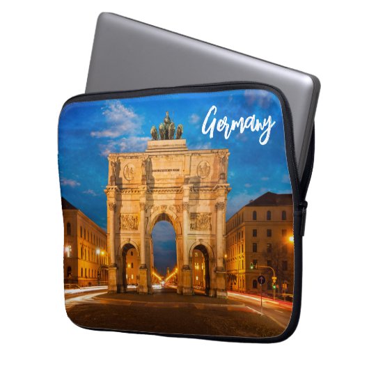 Sieggates Deutschland Laptopschutzhülle (Vorderseite Links)