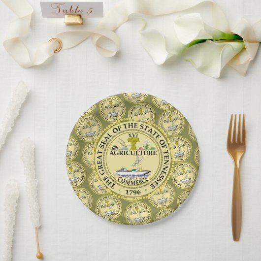 Siegler von Tennessee, Tennessee Pappteller (Hochzeit)