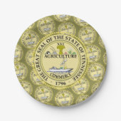 Siegler von Tennessee, Tennessee Pappteller (Vorderseite)
