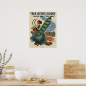 Siegreicher Garten Poster (Küche)