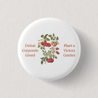 Siegreicher Gemüsegarten-Tomaten-Tragetasche Button