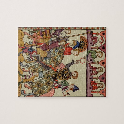 Siegreicher Ritter, 14. Jahrhundert Puzzle (Horizontal)