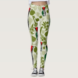 Siegreiches Handzeichen Widerstand Rot Dreieck Sym Leggings