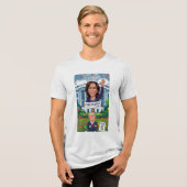 Siegsflagge Tri-Blend Shirt (Vorderseite voll)