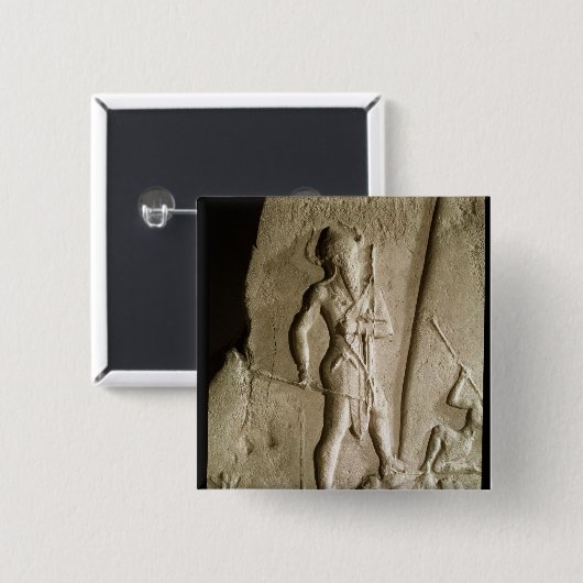 SiegStele der Naram-Sünde Button (Vorne & Hinten)