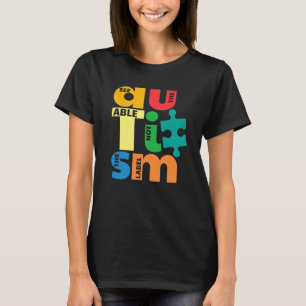 Sieh das Können, nicht das Etikett Autismus T-Shirt