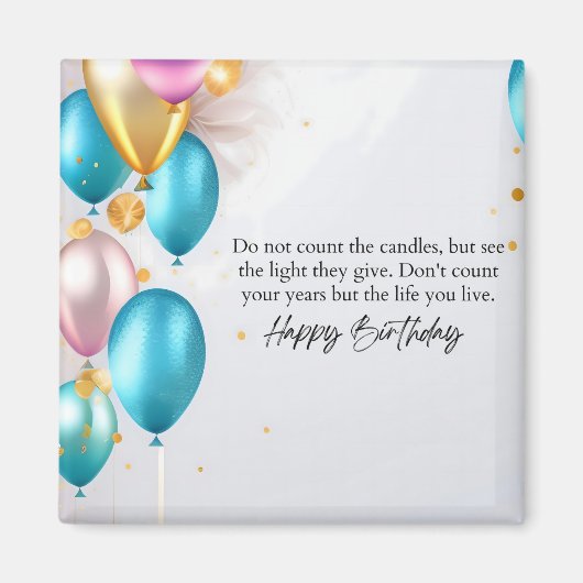 Sieh den Geburtstag Magnet (Vorne)