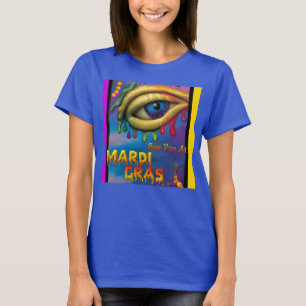Sieh dich auf Mardi Gras Auge T-Shirt
