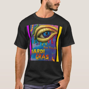 Sieh dich auf Mardi Gras Auge T-Shirt
