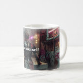 🤖 Sieh dich selbst Cyberpunk Android Tasse (VorderseiteRechts)