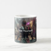 🤖 Sieh dich selbst Cyberpunk Android Tasse (Mittel)