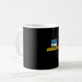 Sieh die Fähigkeit Disability Pride individuell ge Kaffeetasse (Vorderseite Links)