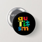 Sieh die Fähigkeit, nicht das Etikett Autismus-Bew Button (Vorne & Hinten)