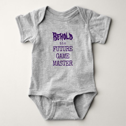 Sieh dir das Future Game Master Baby Bodysuit an Strampler (Vorderseite)