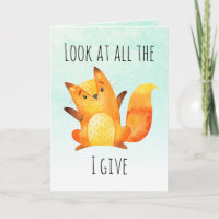 Sieh dir den ganzen Fuchs an, den ich gebe | Funny