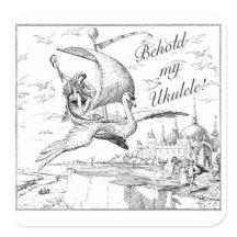 Sieh dir meinen Ukulele-Aufkleber an