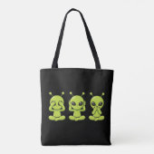 Sieh, Hör, Sprich kein Übel Tasche (Rückseite)
