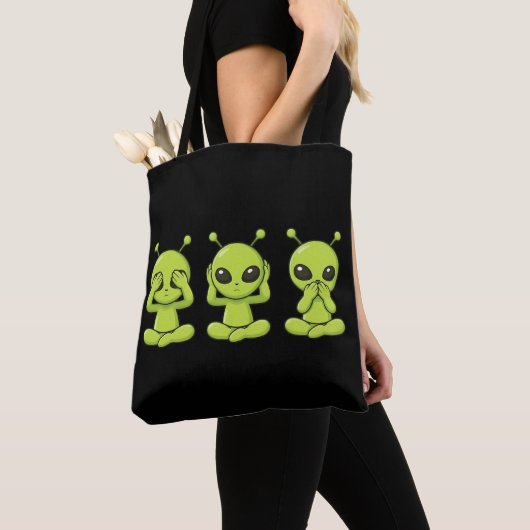 Sieh, Hör, Sprich kein Übel Tasche (Von Nahem)