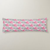 Sieh ihn nicht an, er ist meins seitenschläferkissen (Rückseite)