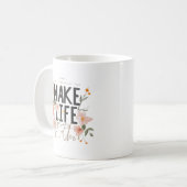 Sieh immer die gute Seite Kaffeetasse (Vorderseite Links)