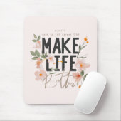 Sieh immer die positive Seite Mousepad (Mit Mouse)