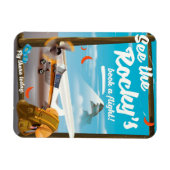 Sieh The Rocky's "Buchen Sie einen Flug!" Magnet (Horizontal)