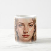 👁️ Sieh Tiefer Zerbrochener Glas Keramik Becher Kaffeetasse (Mittel)