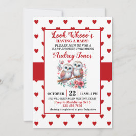 Sieh, wer ein Baby hat. Einladung