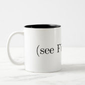 (siehe Abbildung ??) Zweifarbige Tasse (Links)