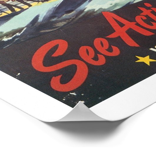 Siehe Aktion jetzt Poster (Ecke)