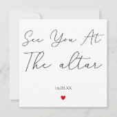 Siehe Altar-Hochzeit Ankündigung (Vorderseite)