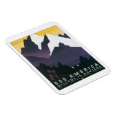 Siehe Amerika ~ Willkommen in Montana Magnet (Rechte Seite)