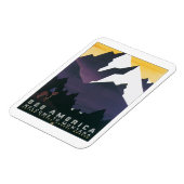 Siehe Amerika ~ Willkommen in Montana Magnet (Linke Seite)