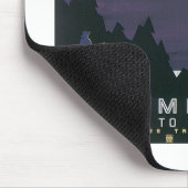 Siehe Amerika ~ Willkommen in Montana Mousepad (Ecke)