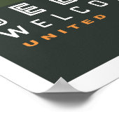 Siehe Amerika - Willkommen in Montana Poster (Ecke)