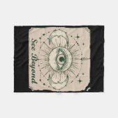 Siehe Beyond Sticker Fleecedecke (Vorderseite (Horizontal))