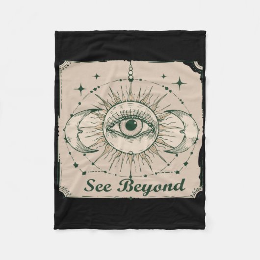 Siehe Beyond Sticker Fleecedecke (Vorderseite)
