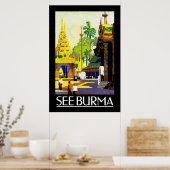Siehe Birma Poster (Küche)