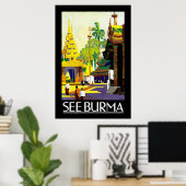 Siehe Birma Poster (Heimbüro)