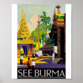 SIEHE BURMA POSTER (Vorne)