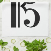 Siehe Clef Geschirrtuch (Gefaltet)