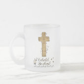 Siehe das Lamm Christliche Mattierte Tasse (Links)