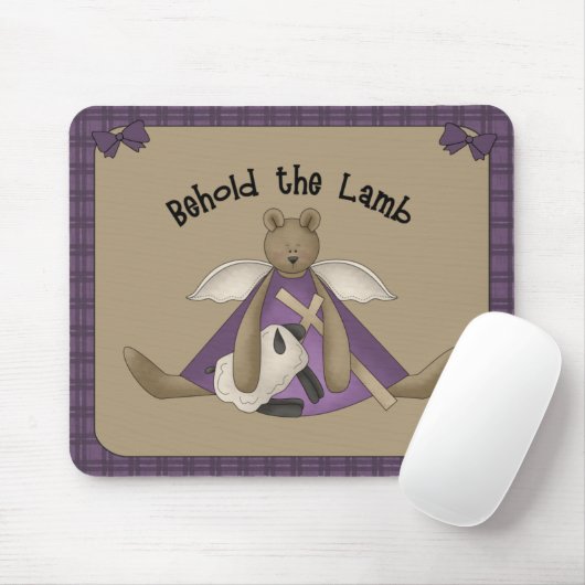 Siehe das Lamm Christliche Mousepad (Mit Mouse)