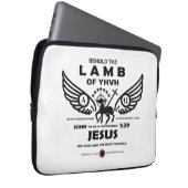 Siehe das Lamm des JHVH Laptopschutzhülle (Vorne Rechts)