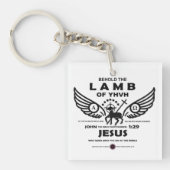 Siehe das Lamm des JHVH Schlüsselanhänger (Vorderseite)