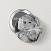 Siehe das Lamm Gottes Button (Vorne & Hinten)