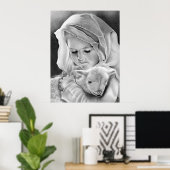 Siehe das Lamm Gottes drucken Poster (Heimbüro)