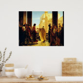 Siehe den Mann von Antonio Ciseri Poster (Küche)