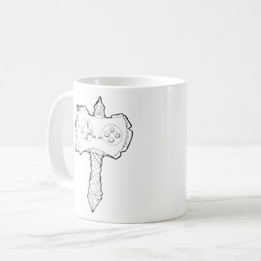 Siehe! Der Noob-Slayer! Kaffeetasse (Vorderseite Links)